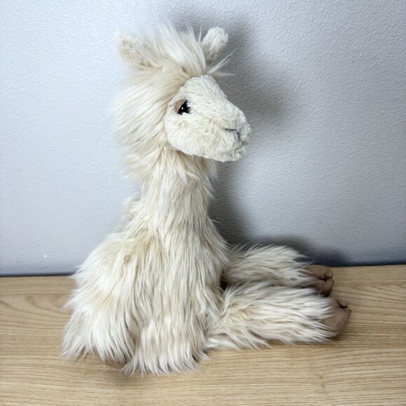 Jellycat Luis Llama Retired 18" Rare Stiff Neck Floppy Cutesy Gift - Picture 4 of 10
